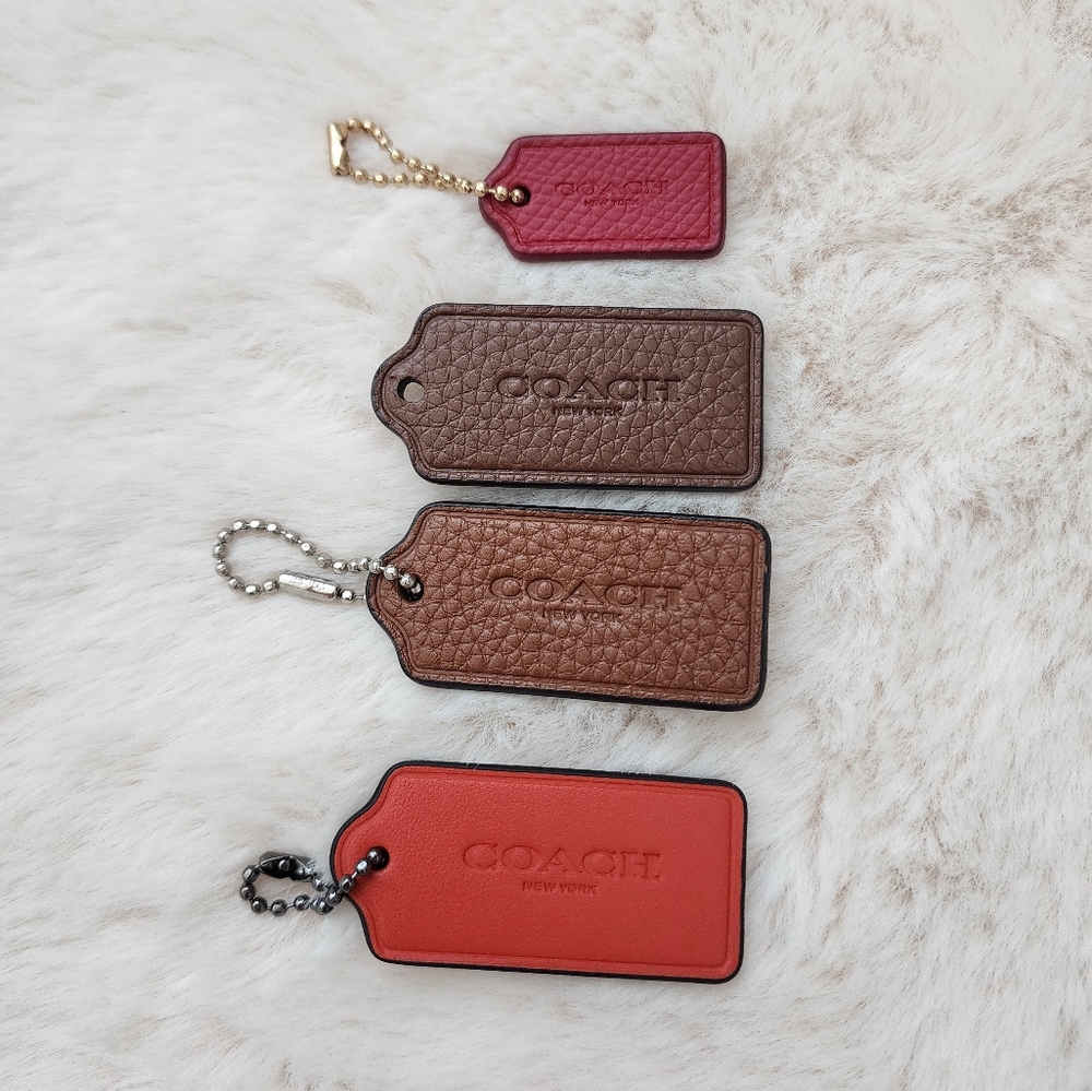 Coach Hang Bag Tags [4 Pcs]